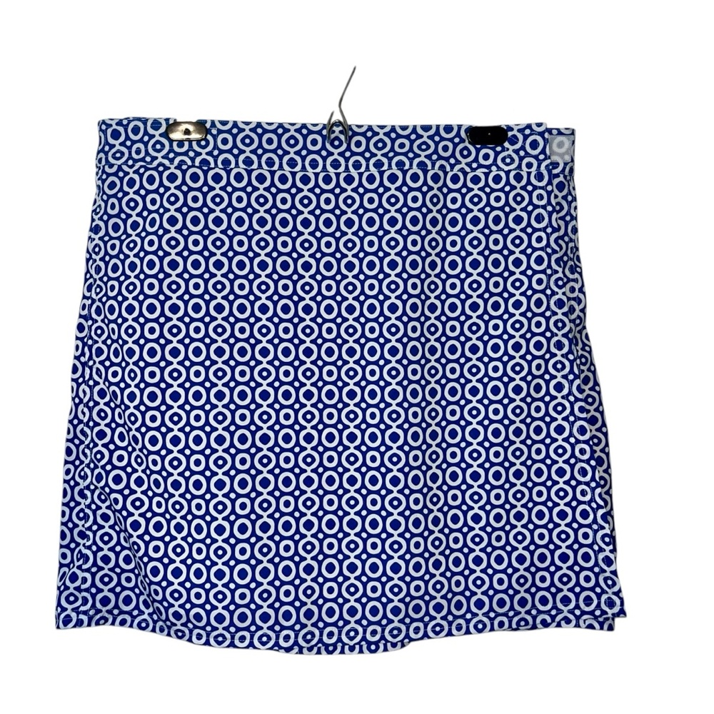 RIPSKIRT Hawaii Skirt Length 19.5" LENGHT  Dot Dot Classic Blue  Size LARGE